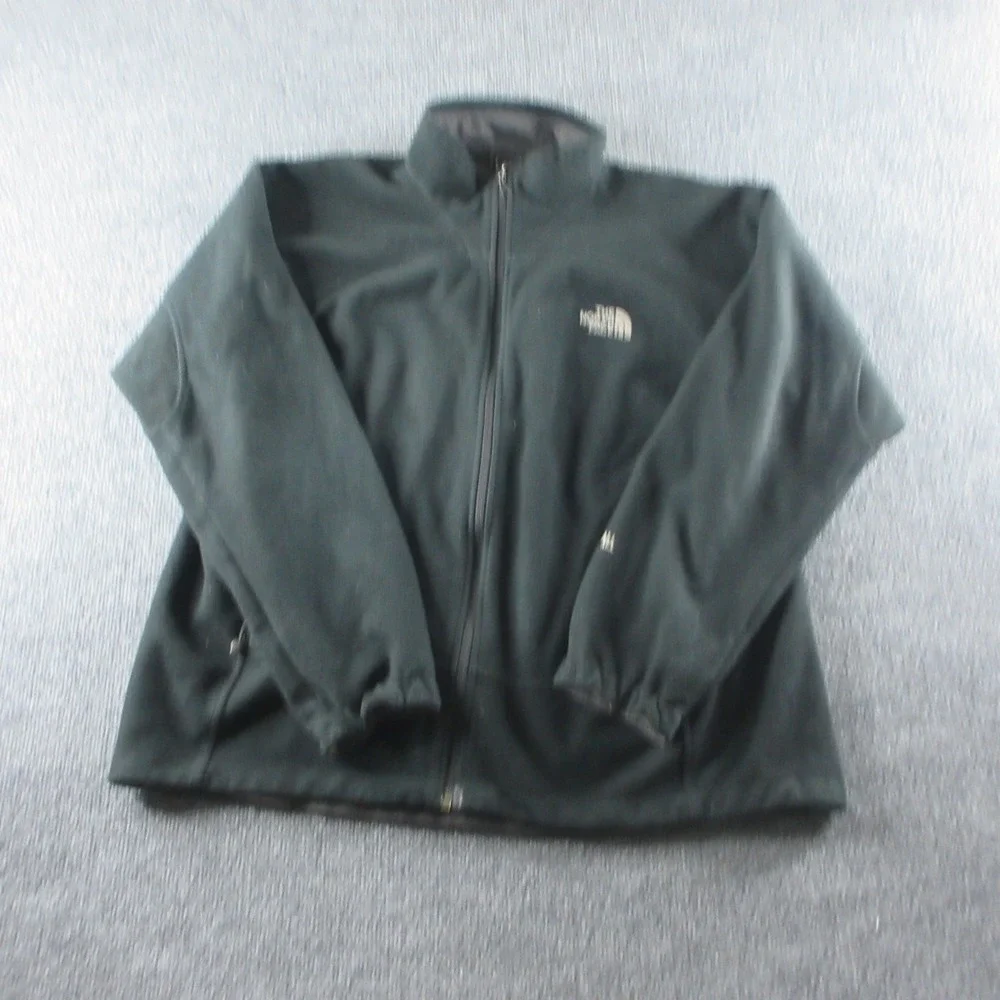 The North Face WindWall Jacket Mens XL Black Full Zip Fleece Outdoors Hiking‎ *